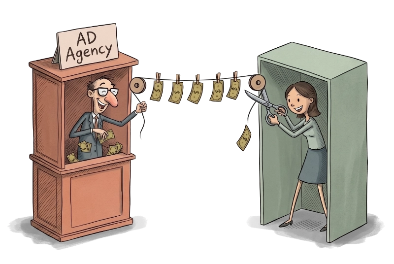 Illustration of the Path3 interface: Fire Your Agency